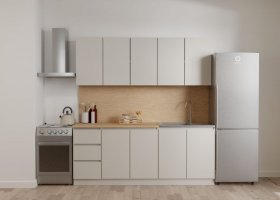 Кухня Мори Сатин/Сатин2.0м в Урае - uraj.germes-mebel.ru | фото