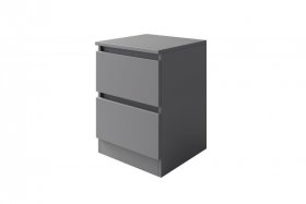 Тумба с 2мя ящ. МОРИ ТПМ400.2 графит в Урае - uraj.germes-mebel.ru | фото