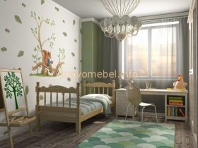 АЛЕНКА Кровать детская в Урае - uraj.germes-mebel.ru | фото