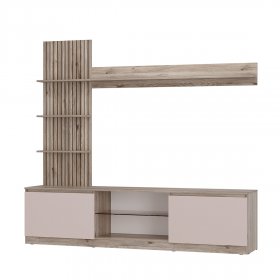 Гостиная ГС-05 Рио Дуб смоки/Кашемир в Урае - uraj.germes-mebel.ru | фото