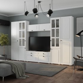 Гостиная Софт белый в Урае - uraj.germes-mebel.ru | фото