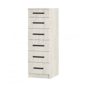 Комод Фиеста 400 дуб крафт белый в Урае - uraj.germes-mebel.ru | фото