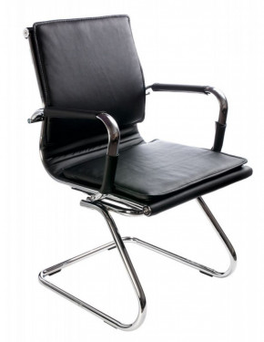 Кресло для посетителя Бюрократ CH-993-Low-V/Black на черный в Урае - uraj.germes-mebel.ru | фото