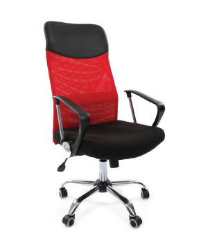Кресло для руководителя CHAIRMAN 610 N (15-21 черный/сетка красный) в Урае - uraj.germes-mebel.ru | фото
