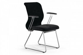 Кресло ErgoLife Sit 8 Mr4-4T основание F54, черный/хром в Урае - uraj.germes-mebel.ru | фото
