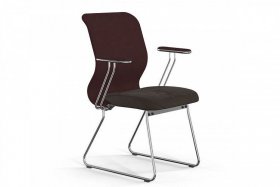 Кресло ErgoLife Sit 8 Mr4-4T основание F54, темно-коричневый/хром в Урае - uraj.germes-mebel.ru | фото