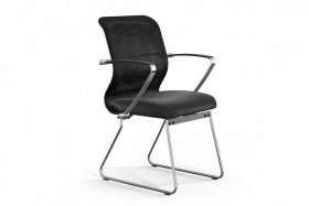 Кресло ErgoLife Sit 8 M4-9К основание F54, черный/хром в Урае - uraj.germes-mebel.ru | фото