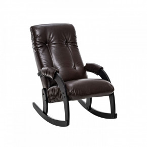 Кресло-качалка Модель 67 Венге, к/з Vegas Lite Amber в Урае - uraj.germes-mebel.ru | фото