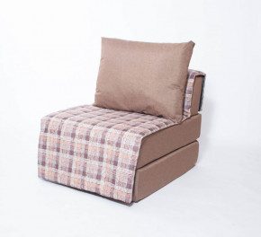 Кресло-кровать бескаркасное Харви (коричневый-квадро беж) в Урае - uraj.germes-mebel.ru | фото