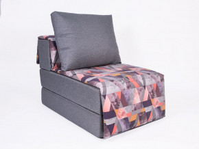 Кресло-кровать бескаркасное Харви (серый-сноу манго) в Урае - uraj.germes-mebel.ru | фото