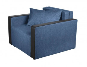 Кресло-кровать Милена с подлокотниками (синий) Велюр в Урае - uraj.germes-mebel.ru | фото