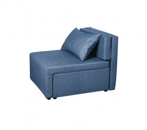 Кресло-кровать Милена (синий) Велюр в Урае - uraj.germes-mebel.ru | фото
