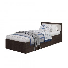 Кровать 90*200 см Фиеста венге/лоредо в Урае - uraj.germes-mebel.ru | фото