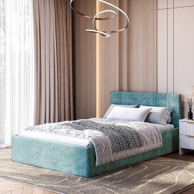 Кровать 120*200 см Ника КР-08 шарли бриз в Урае - uraj.germes-mebel.ru | фото