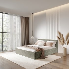 Кровать 140*200 см Ника КР-13 муссон в Урае - uraj.germes-mebel.ru | фото
