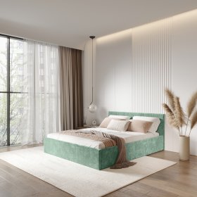 Кровать 160*200 см Ника КР-18 эвкалипт в Урае - uraj.germes-mebel.ru | фото