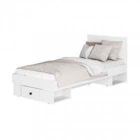 Кровать 90*200 см Софт КР-01 белый в Урае - uraj.germes-mebel.ru | фото
