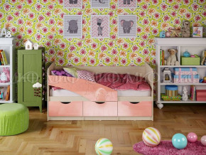 Кровать Бабочки (Розовый металлик) 1600 в Урае - uraj.germes-mebel.ru | фото