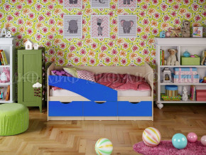 Кровать Бабочки (Синий матовый) 1800 в Урае - uraj.germes-mebel.ru | фото