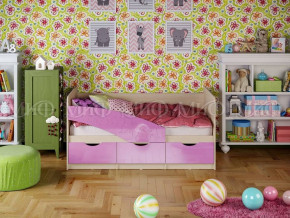 Кровать Бабочки (Сиреневый металлик) 1600 в Урае - uraj.germes-mebel.ru | фото