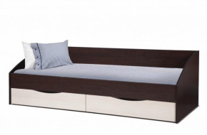 Кровать одинарная "Фея - 3" симметричная New (2000Х900) венге/вудлайн кремовый в Урае - uraj.germes-mebel.ru | фото