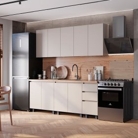Кухня Честер 2,0 м кашемир в Урае - uraj.germes-mebel.ru | фото