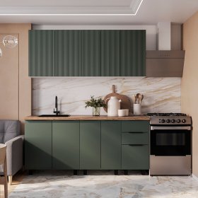 Кухня София 1,8 м авокадо в Урае - uraj.germes-mebel.ru | фото