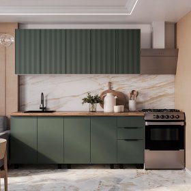 Кухня София 2,0 м авокадо в Урае - uraj.germes-mebel.ru | фото