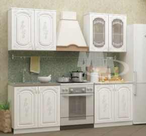 ЛИЗА-2 Кухонный гарнитур 1,6 Белый глянец холодный в Урае - uraj.germes-mebel.ru | фото