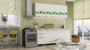 Кухонный гарнитур Скарлетт 2.0 (БТС) белый в Урае - uraj.germes-mebel.ru | фото
