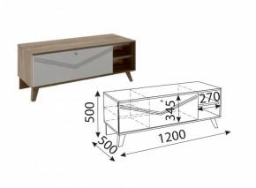 Лимба (гостиная) М06 ТВ-тумба малая в Урае - uraj.germes-mebel.ru | фото