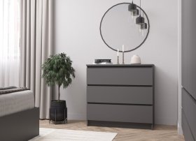 Комод Мори МК803, Графит в Урае - uraj.germes-mebel.ru | фото