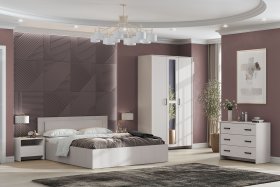 Спальня МСП 1 Ясень Анкор светлый/Ясень Анкор светлый в Урае - uraj.germes-mebel.ru | фото