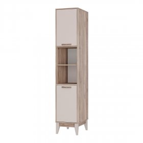 Пенал Скандика ПН-14 дуб смоки/кашемир в Урае - uraj.germes-mebel.ru | фото