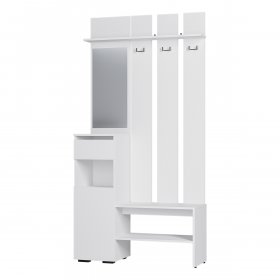 Прихожая Мия ПР-03 белая в Урае - uraj.germes-mebel.ru | фото