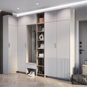 Прихожая Пандора кашемир/айриш в Урае - uraj.germes-mebel.ru | фото
