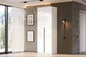 Шкаф шк-5 Белый текстурный 800 в Урае - uraj.germes-mebel.ru | фото