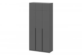 Шкаф шк-5 графит 1200, с антресолью в Урае - uraj.germes-mebel.ru | фото