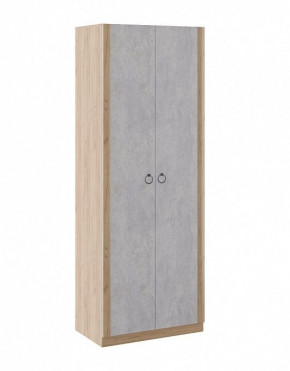 Шкаф 2 двери Глэдис М22 (Дуб Золотой/Цемент светлый) в Урае - uraj.germes-mebel.ru | фото