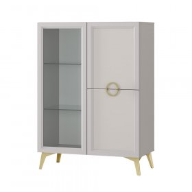 Шкаф-витрина Эстетика ШК-23 в Урае - uraj.germes-mebel.ru | фото