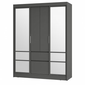 Шкаф-купе ШКК-06 Симпл графит в Урае - uraj.germes-mebel.ru | фото