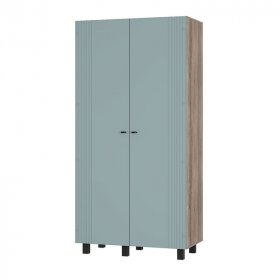 Шкаф 2-х створчатый Олива ШК-03 шарли бриз в Урае - uraj.germes-mebel.ru | фото