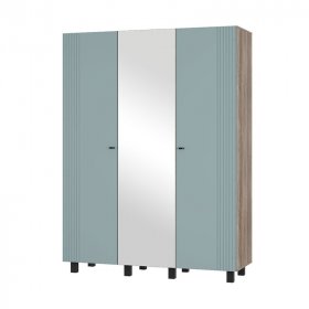 Шкаф 3-х створчатый Олива ШК-08 шарли бриз в Урае - uraj.germes-mebel.ru | фото