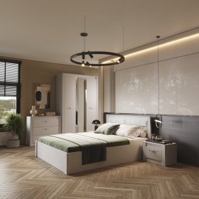 Спальня Монако кашемир в Урае - uraj.germes-mebel.ru | фото