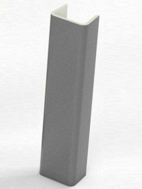 Торцевая заглушка для цоколя h150 мм Цвет Алюминий (SV-Мебель) в Урае - uraj.germes-mebel.ru | фото