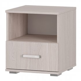 Прикроватная тумба Белла ТБ-11 ясень белый в Урае - uraj.germes-mebel.ru | фото